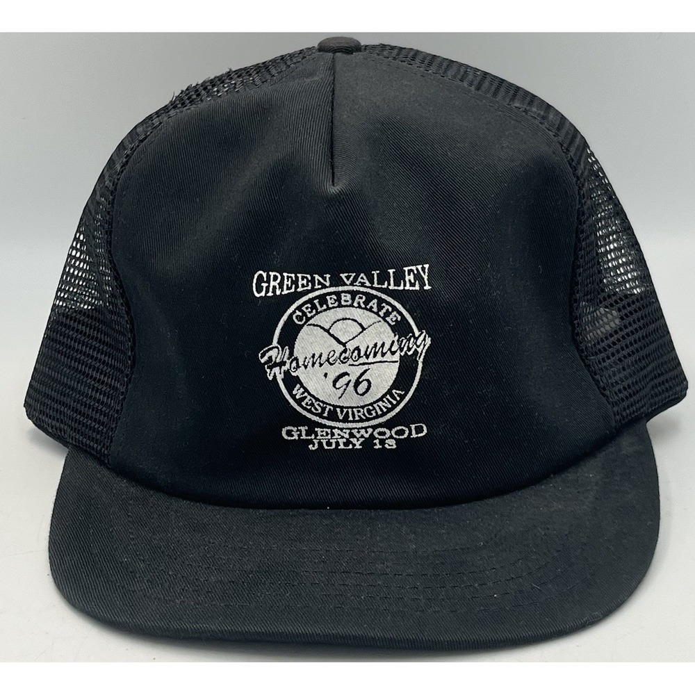VTG Green Valley/Glenwood '96 Reunion West Virginia Trucker Hat Cap Snapback USA